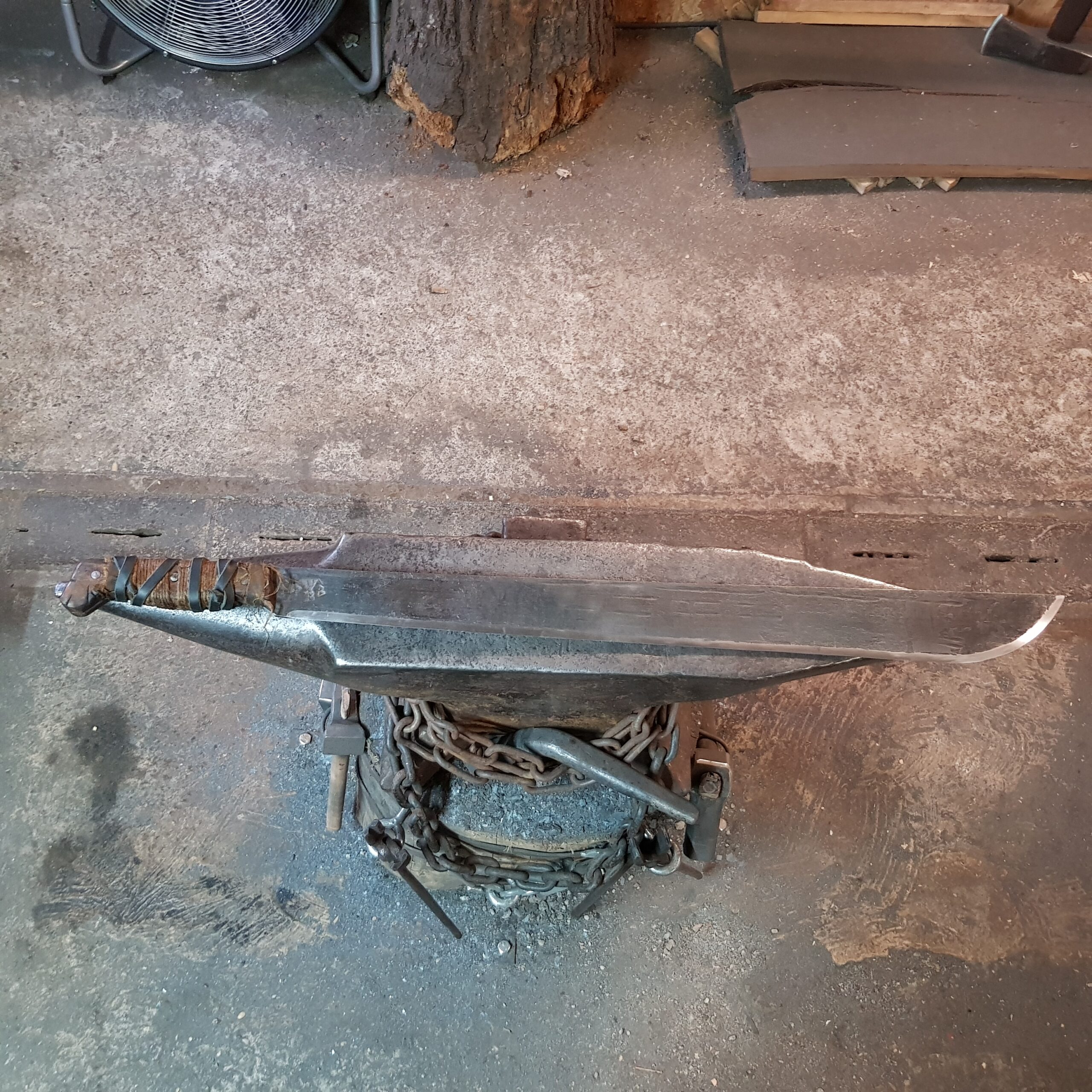 Handgeschmiedete Jason Machete - 2009 (Hand-forged Jason machete - 2009) 7