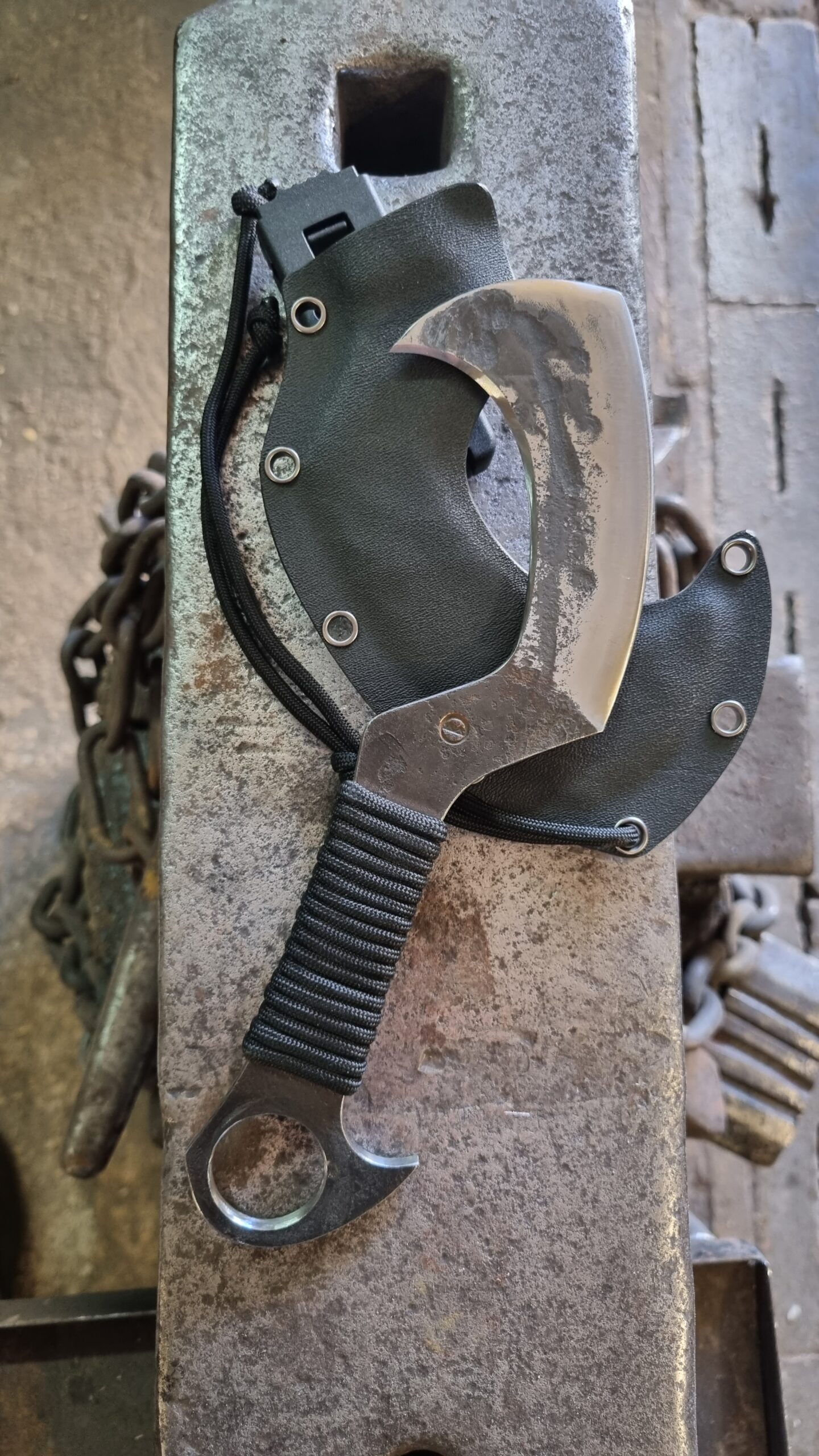 Handgeschmiedetes Allzweck-Arbeitsmesser (Hand-forged all-purpose utility knife) 6