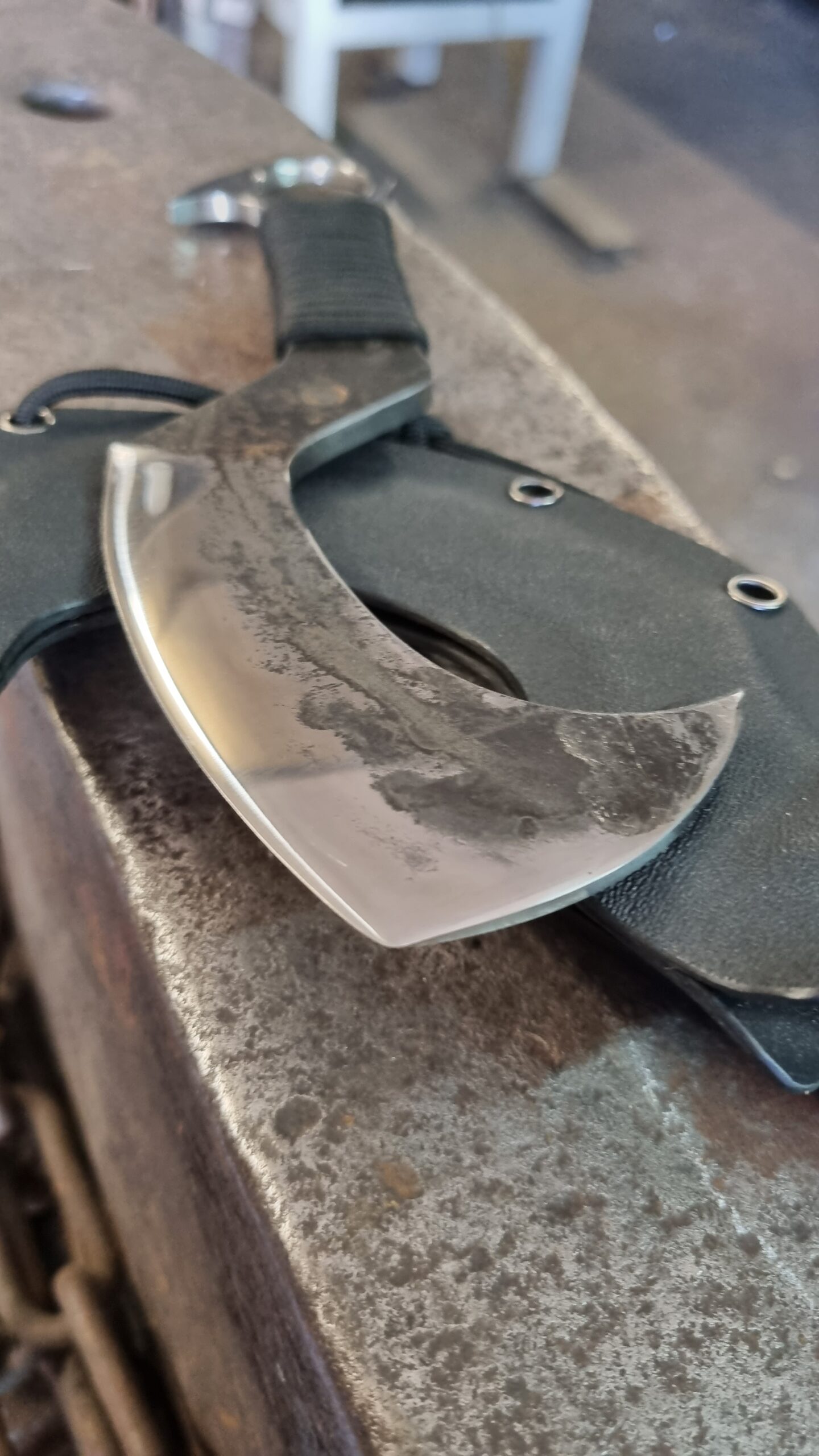 Handgeschmiedetes Allzweck-Arbeitsmesser (Hand-forged all-purpose utility knife) 5