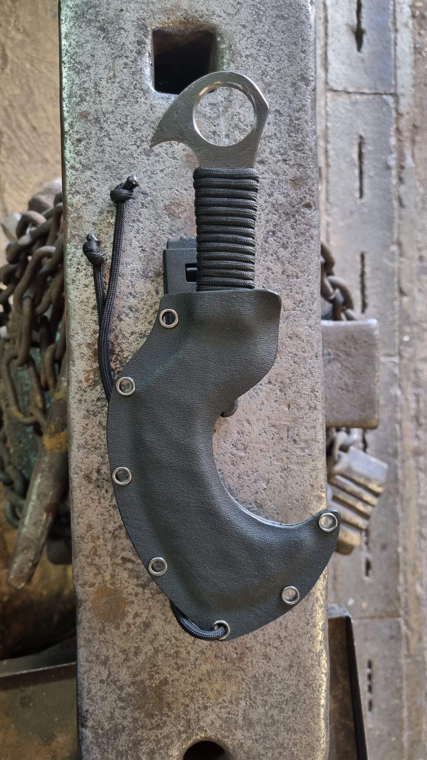 Handgeschmiedetes Allzweck-Arbeitsmesser (Hand-forged all-purpose utility knife) 4