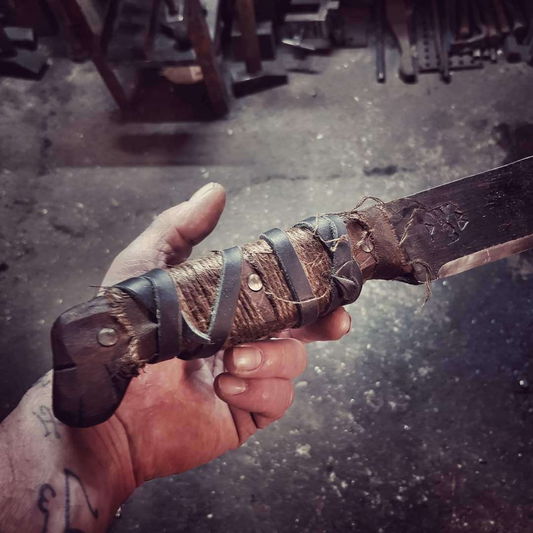 Handgeschmiedete Jason Machete - 2009 (Hand-forged Jason machete - 2009) 5