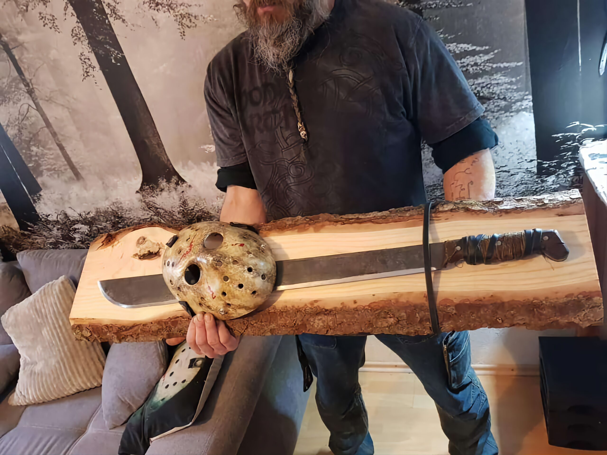 Handgeschmiedete Jason Machete - 2009 (Hand-forged Jason machete - 2009) 4