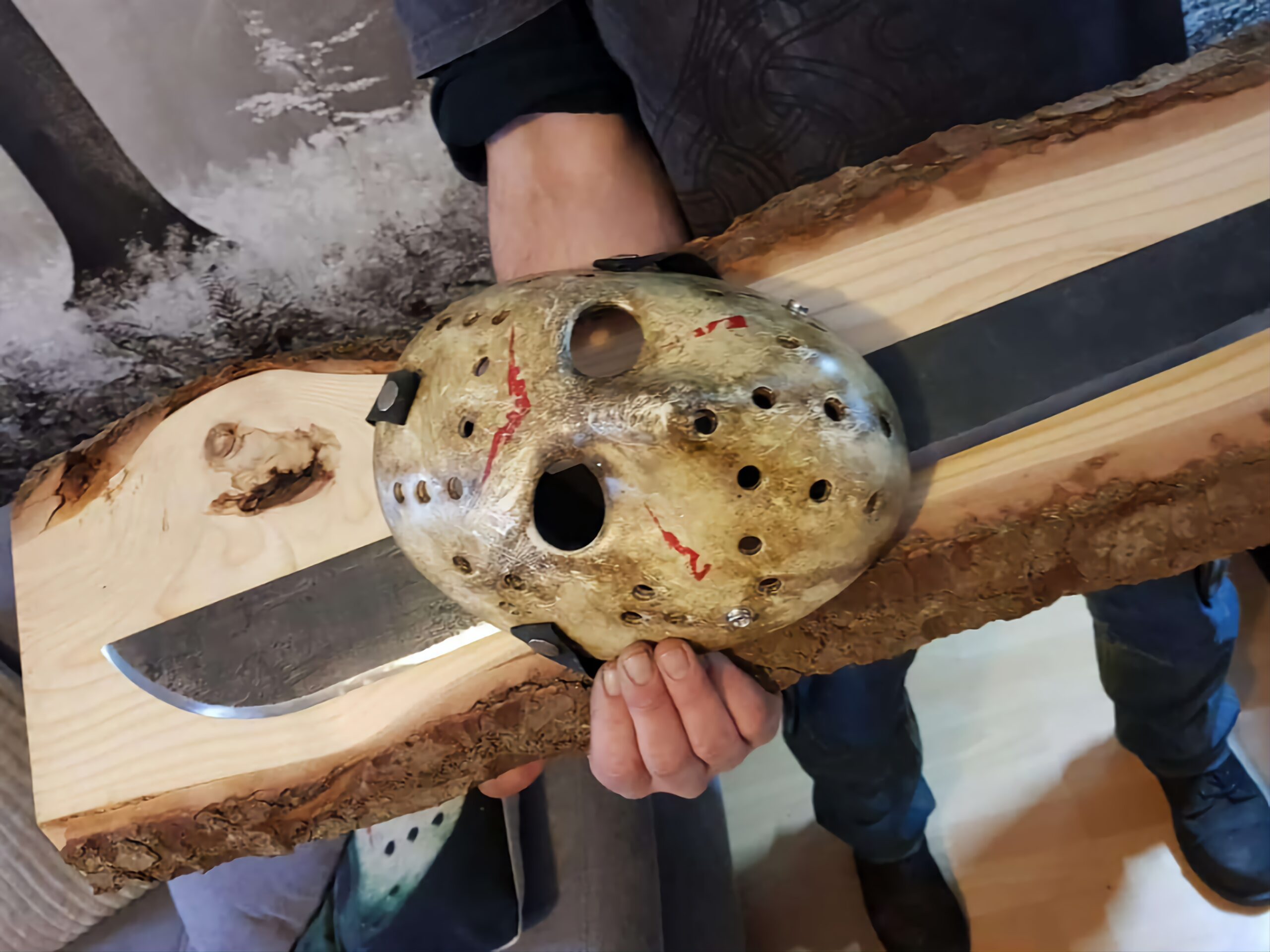 Handgeschmiedete Jason Machete - 2009 (Hand-forged Jason machete - 2009) 3