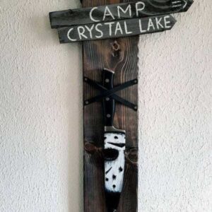 Horrorfilm-Sammlerstück „Jason“ 2 - handgefertigtes Display mit bemaltem Dekoobjekt