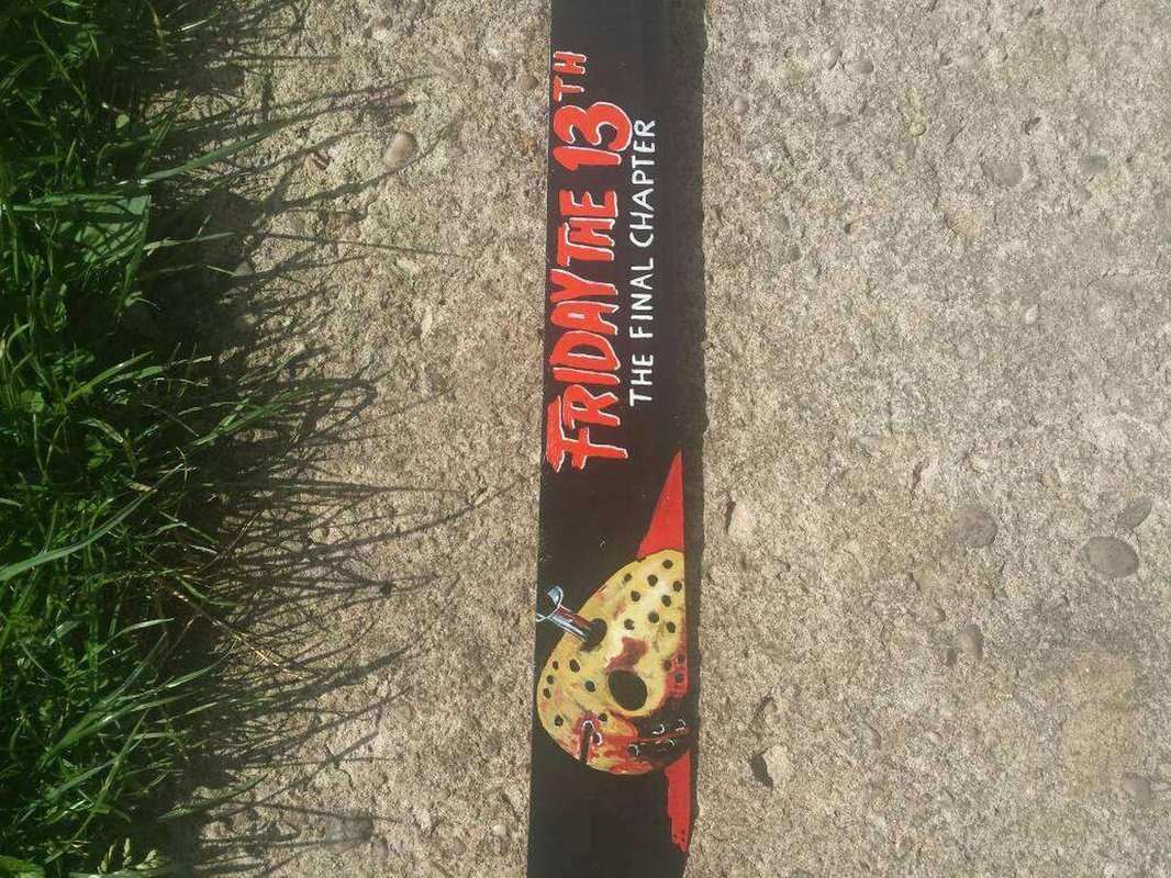 Handbemalte Jason Machete (Hand-painted Jason machete) 1