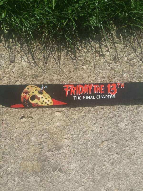 Handbemalte Jason Machete (Hand-painted Jason machete) 2