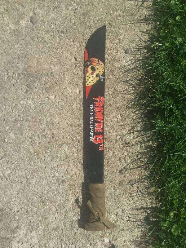 Handbemalte Jason Machete (Hand-painted Jason machete) 5